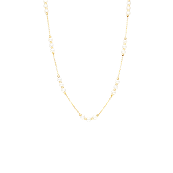 halskæde med kugler og perler , fra Aagaard