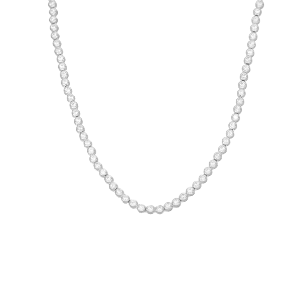 Halskæde Tennis CZ , fra Aagaard