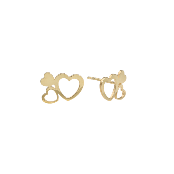 Ørestikker 3 hjerter, fra Aagaard