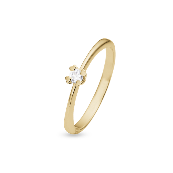 MARY Ring 8K LG DIAM 0,10CT W/VS, fra Aagaard