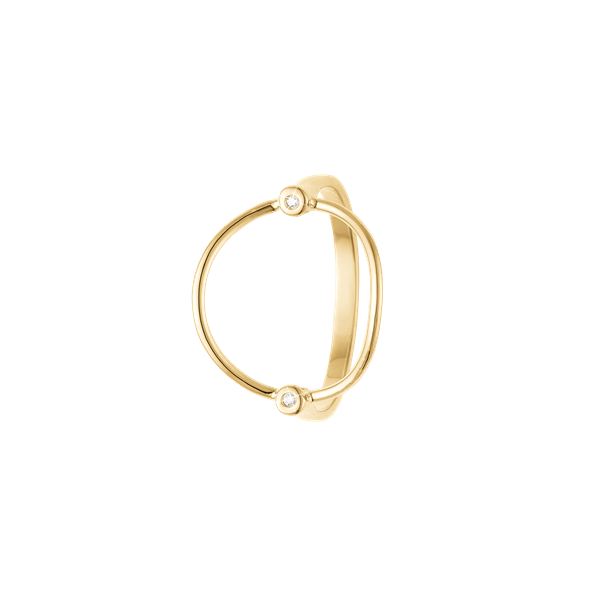 Ring, 8k, dobbelt cirkel, fra Aagaard