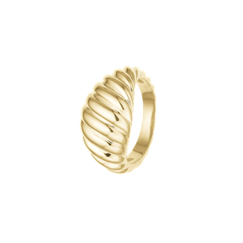 Ring, Bølger, forg sølv, fra Aagaard