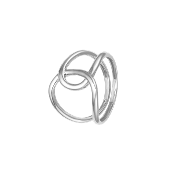 Ring, Løkke, sølv, fra Aagaard