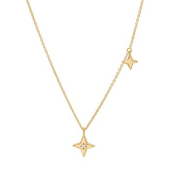 Forgyldt sølv halskæde STARA52, fra Nordahl