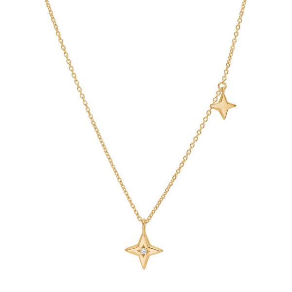 Forgyldt sølv halskæde STARA52, fra Nordahl