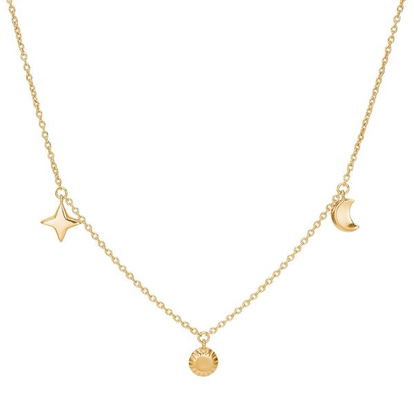 Forgyldt sølv halskæde UNIVERSE52, fra Nordahl