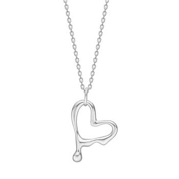 Rhd. sølv halskæde FLUID52, fra Nordahl