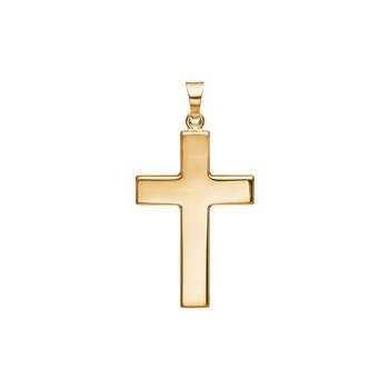 8kt. guld kors 24x16, fra Siersbøl