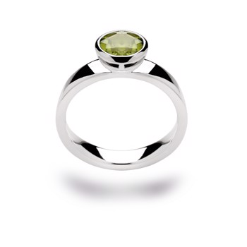 925/- Ring blank, peridot 1,30ct, fra Bastian Inverun