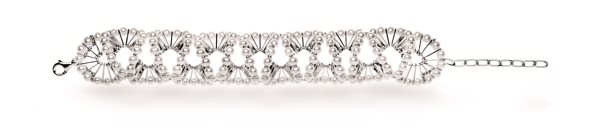 925/- armbånd rho. mat, kulturperle 52.48CT, fra Bastian Inverun