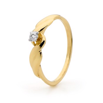 Diamond ring, from Bee