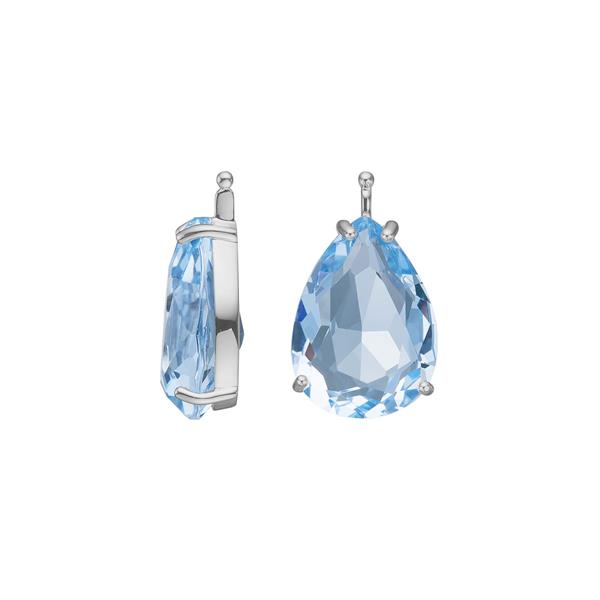 Glas facet m/rh sølv, fra Heinzendorff