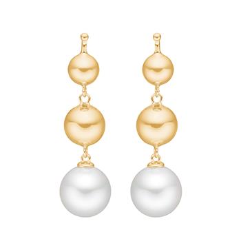 Forg. sølv system-vedhæng m. perle, fra Heinzendorff