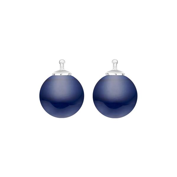 Bøhmisk kvartsglas kugle 12mm m/rh sølv, fra Heinzendorff