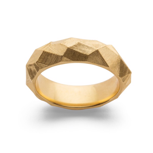 925/- Ring, børstet , fra Bastian Inverun