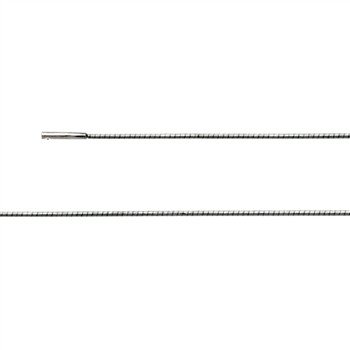 925/- Omega kæde Tonda bajonetlås 1,2 mm 45cm, fra Bastian Inverun