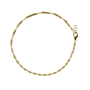 9kt armbånd & halskæde 45cm, fra San - Links of Joy