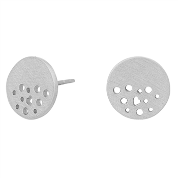 Rhd. sølv øreringe DUST52 10mm, fra Nordahl