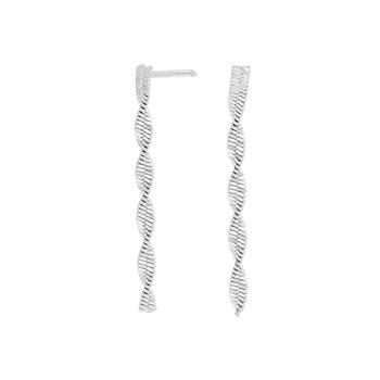 Rhod. sølvørehænger LUX52, fra Nordahl