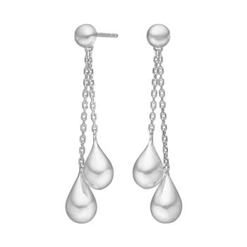 Rhd. sølv ørehængere DROPS52, fra Nordahl