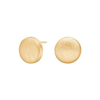 Forg. sølv mat system-ørestikker Ann 14x14mm, fra Heinzendorff