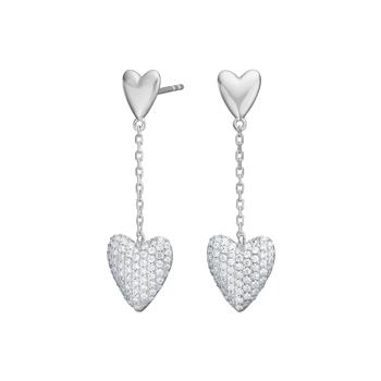 Rhd. sølv ørehængere RISANOR, fra Joanli Nor