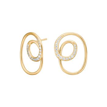 Forgyldt sølv ørestikker small RUELLENOR, fra Joanli Nor