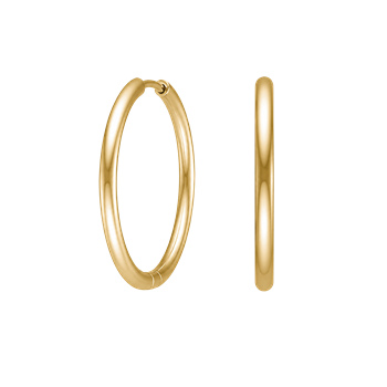 Creoler stål 25mm IP gold CALMA, fra Nordahl
