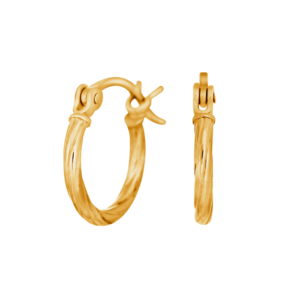 Forgyldt sølv creol 15mm TREND52 , fra Nordahl