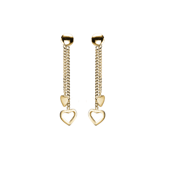 FORG.  SØLV ØREHÆNGER M/STIK KÆDER M/HJE, fra Aagaard