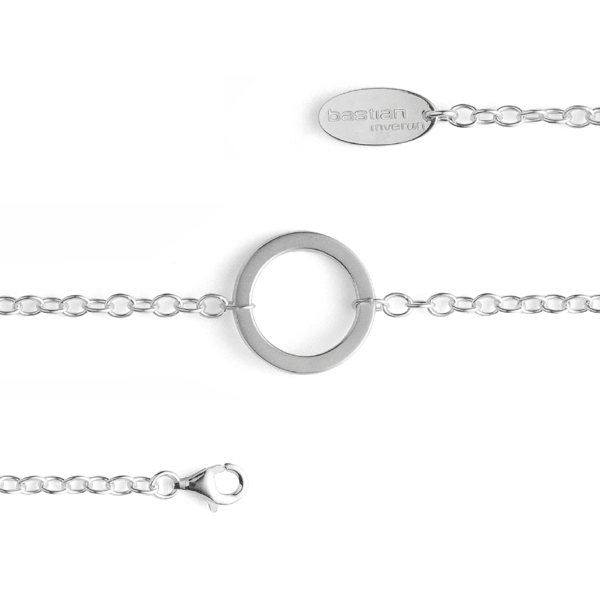 925/- armbånd mat, 19 cm, 2,87 tommer, fra Bastian Inverun