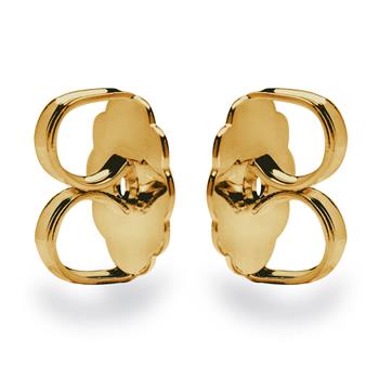 925/- Ørestikker takket, stor 10 mm fg blank 1par, fra Bastian Inverun