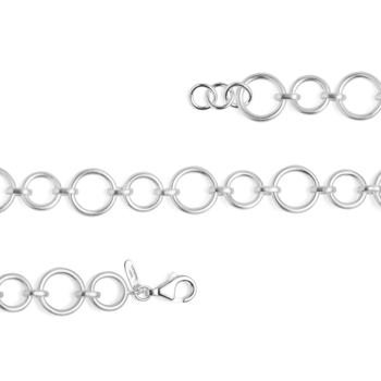 925/- armbånd mat, 20cm + 1cm, fra Bastian Inverun