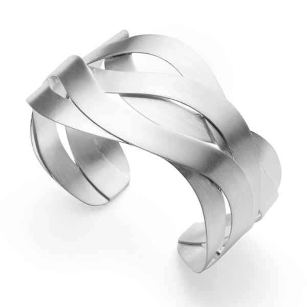 925/- Armring, mat rho., fra Bastian Inverun