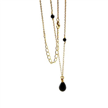 Halskæde med Spinel 42+8cm, fra San - Links of Joy