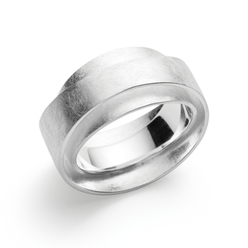 925/- Ring, rho. børstet, fra Bastian Inverun