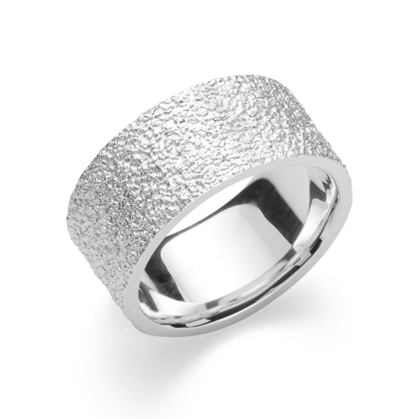 925/- Ring specielt struktureret, fra Bastian Inverun