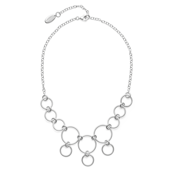 925/- collier mat/blank, 40cm + 5cm, fra Bastian Inverun