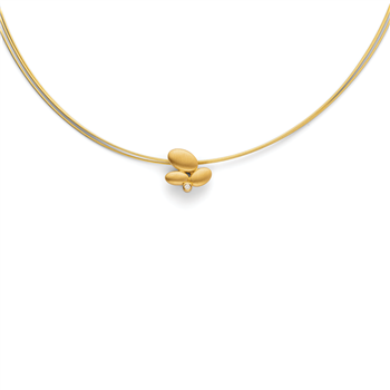 925/- vedhæng, fg., mat, dia. 0,02ct W-SI, fra Bastian Inverun