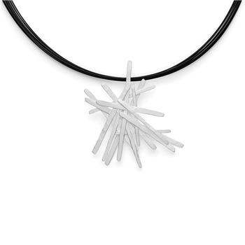 925/- vedhæng, rhd, mat, fra Bastian Inverun