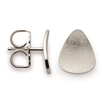 925/- Ørestikker, rhodineret, matte, fra Bastian Inverun