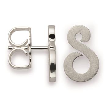 925/- Ørestikker, rhodineret, matte, fra Bastian Inverun