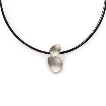 925/- Vedhæng, rhodineret, mat/poleret, fra Bastian Inverun