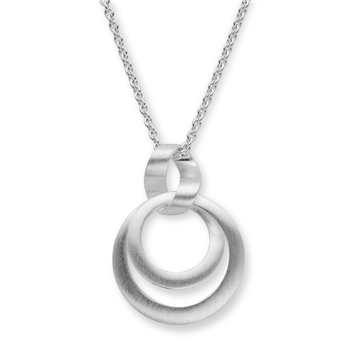 925/- vedhæng, satinmat, fra Bastian Inverun