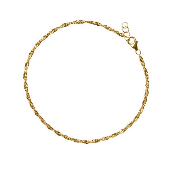 14kt armbånd & halskæde 16+1cm, fra San - Links of Joy