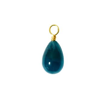 14kt vedhæng med london blue topas Vedhæng uden kæde, fra San - Links of Joy
