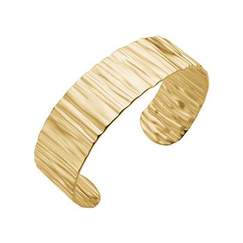 Armring stål IP gold ROCCIA, fra Nordahl
