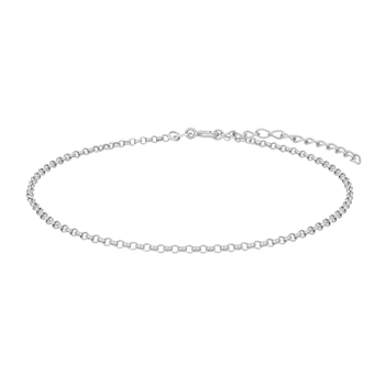 Rhd. sølv ankel SUMMER52 ærtekæde 23+4cm, fra Nordahl