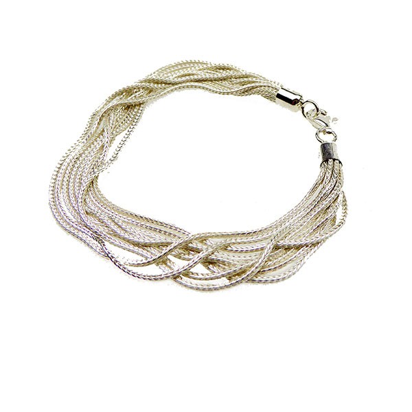 Armbånd & halskæde - 9 rk.Rævekæde - Blank 21cm, fra San - Links of Joy
