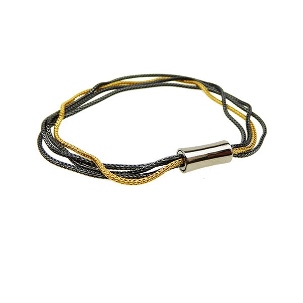 Armbånd & halskæde 4 rk. rævekæde - 2 farvet 21cm, fra San - Links of Joy